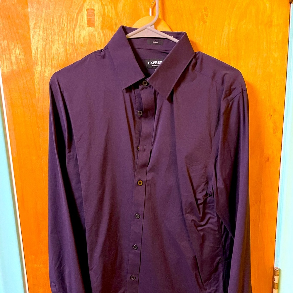 Express Men’s Performance Dress Shirt (Slim fit, size M)